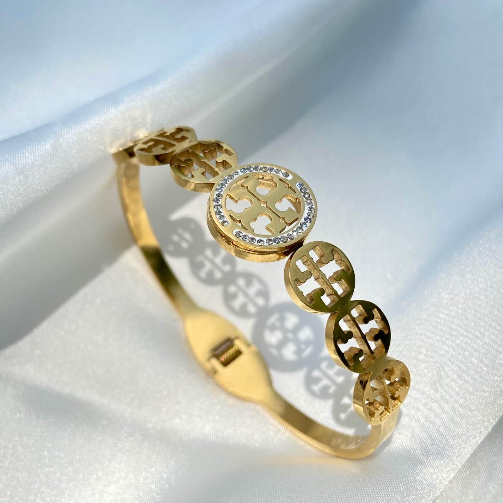 Tory Burch Handcuff - Bracelet, Tarnish-Free Jewelry by The Leather Jewel, Pakistan